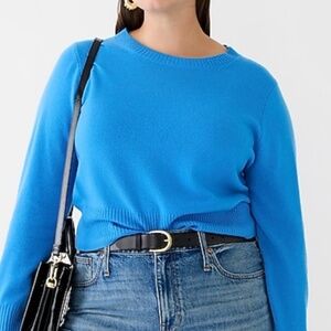 JCREW Cashmere Shrunken Crewneck Sweater - S